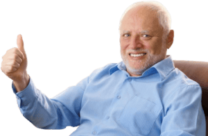 Hide the Pain Harold Stickers